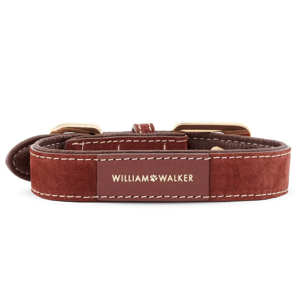 William Walker Leder Hundehalsband Makassar